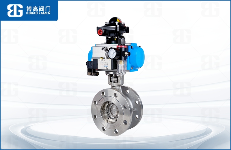 不(bu)鏽鋼氣(qì)動法蘭(lán)中線蝶(die)閥