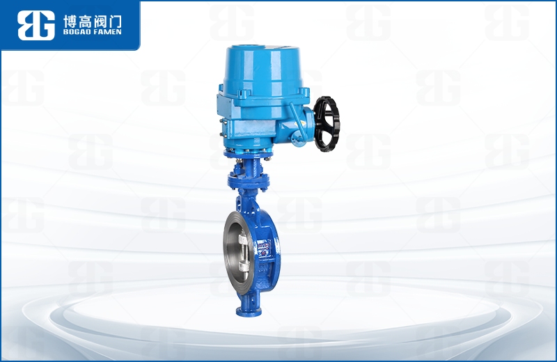 電動(dòng)對夾式(shi)硬密封(fēng)蝶閥